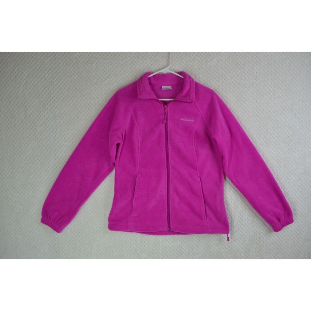 Columbia Women's Medium Hot Pink Long Sleeve Lightweight Jacket